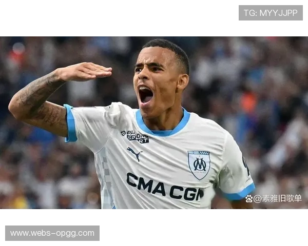 格林伍德马赛生涯66场43球，进球效率跻身五大联赛前列